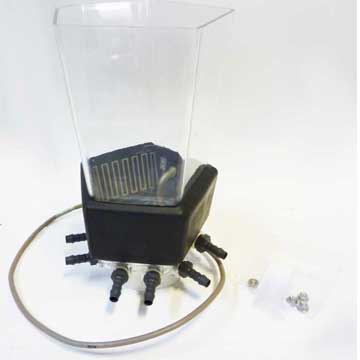 8 nozzle heated mixer jar